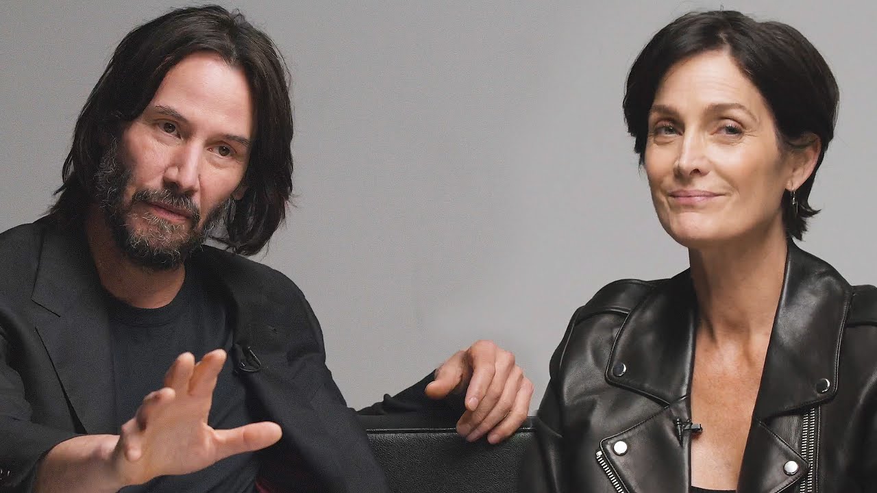 Keanu Reeves and Carrie-Anne Moss on Making The Matrix...